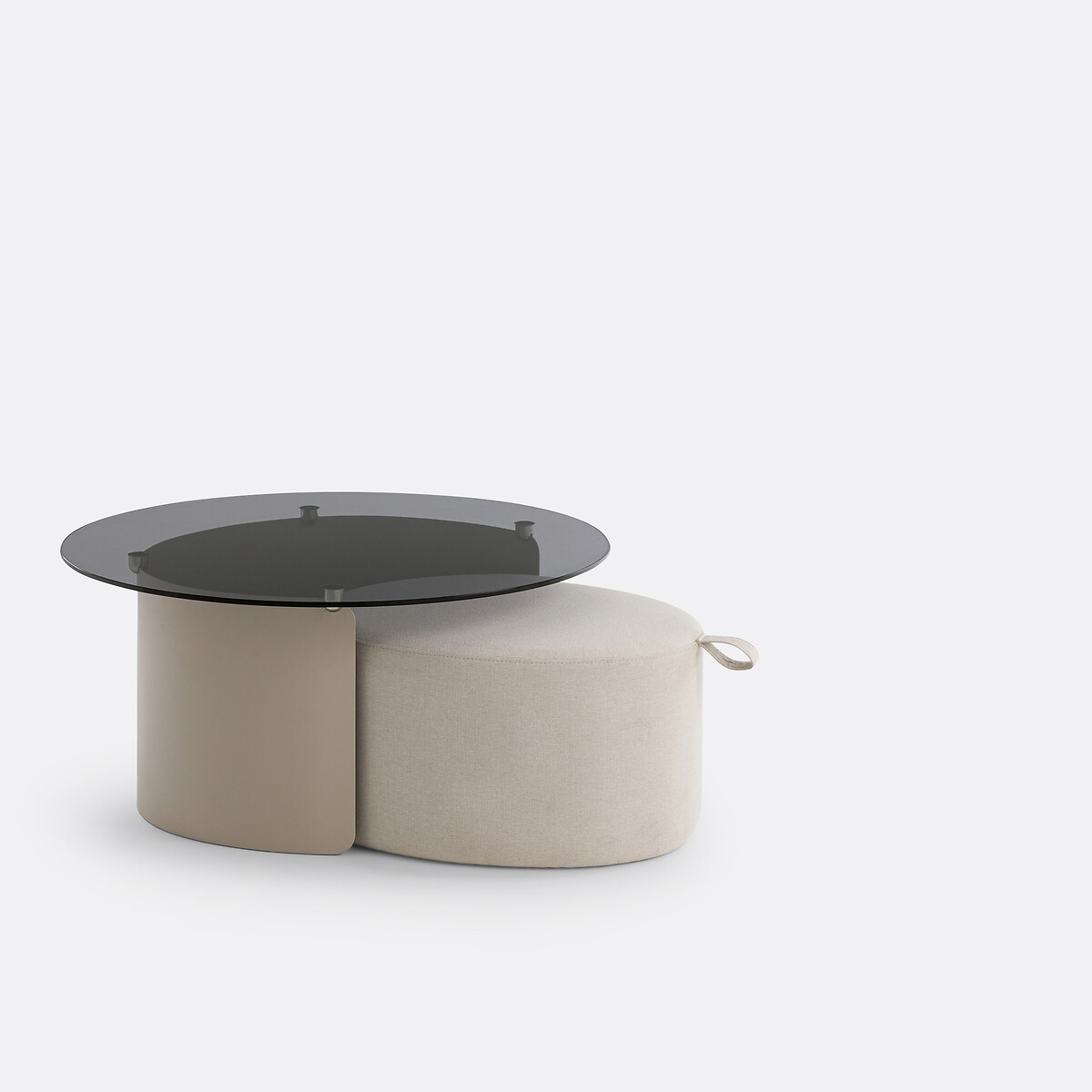 LA REDOUTE INTERIEURS<br>Mesa de centro e pufe, Dogli