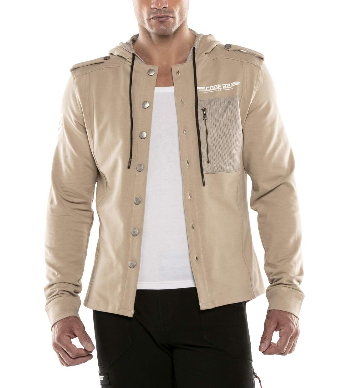 Veste surchemise manches longues Cargo Code22