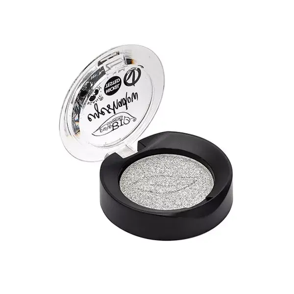 Sombra para olhos Purobio Cosmetics 23 Cinza Claro Iridescente 2,5g