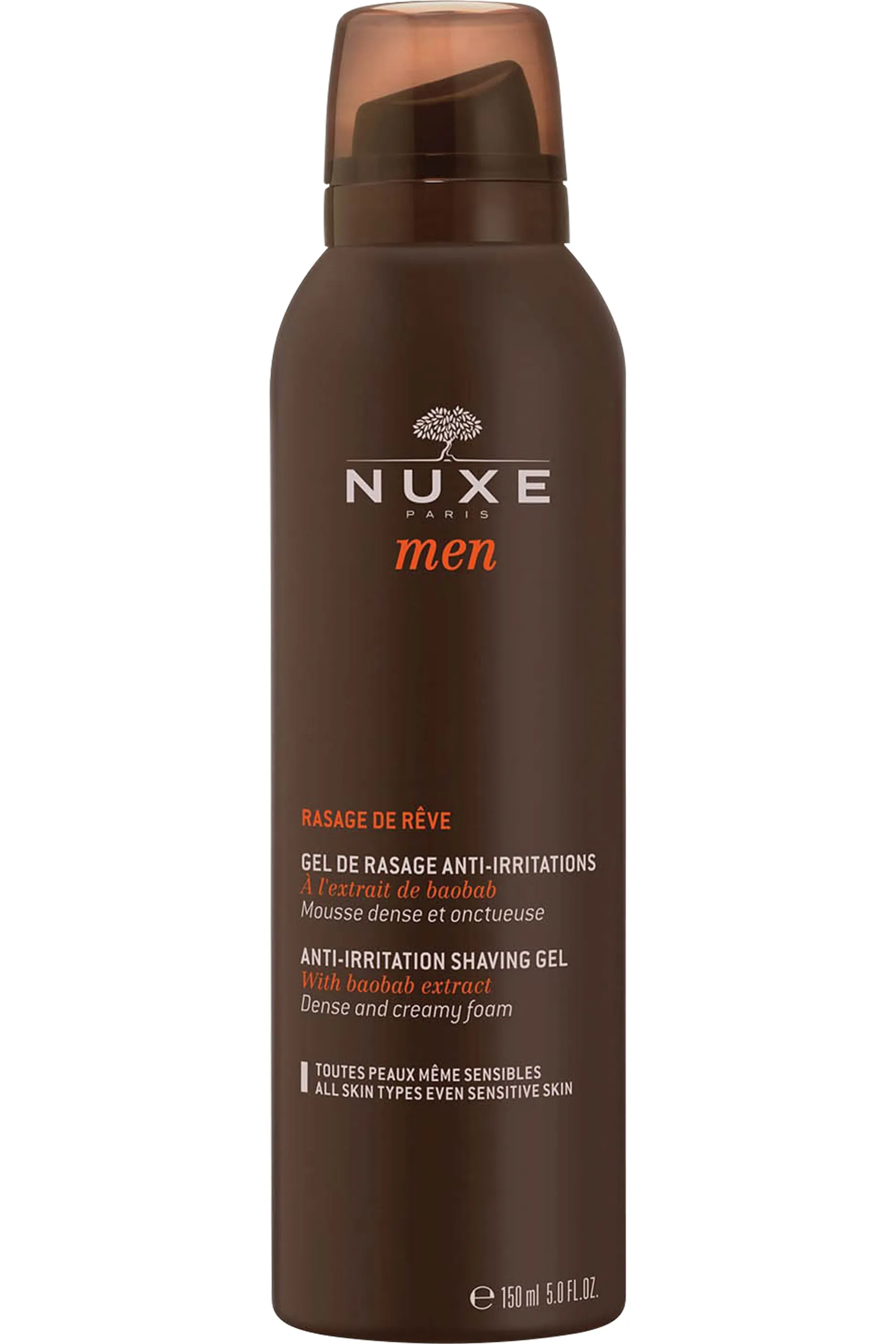 Nuxe Mousse à raser en gel Nuxe Men-150 ml