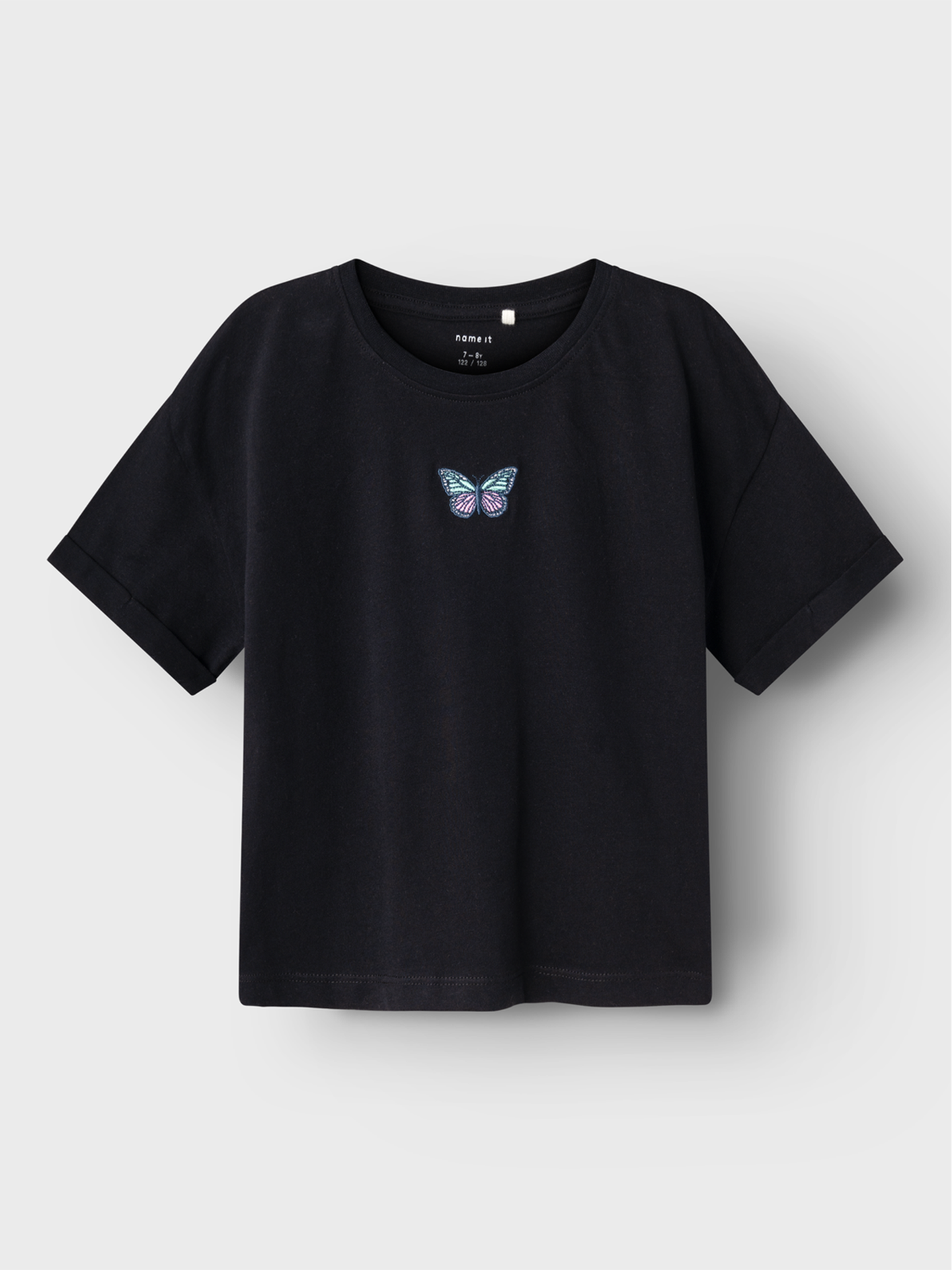 Kustine Short Sleeve Loose Short Top