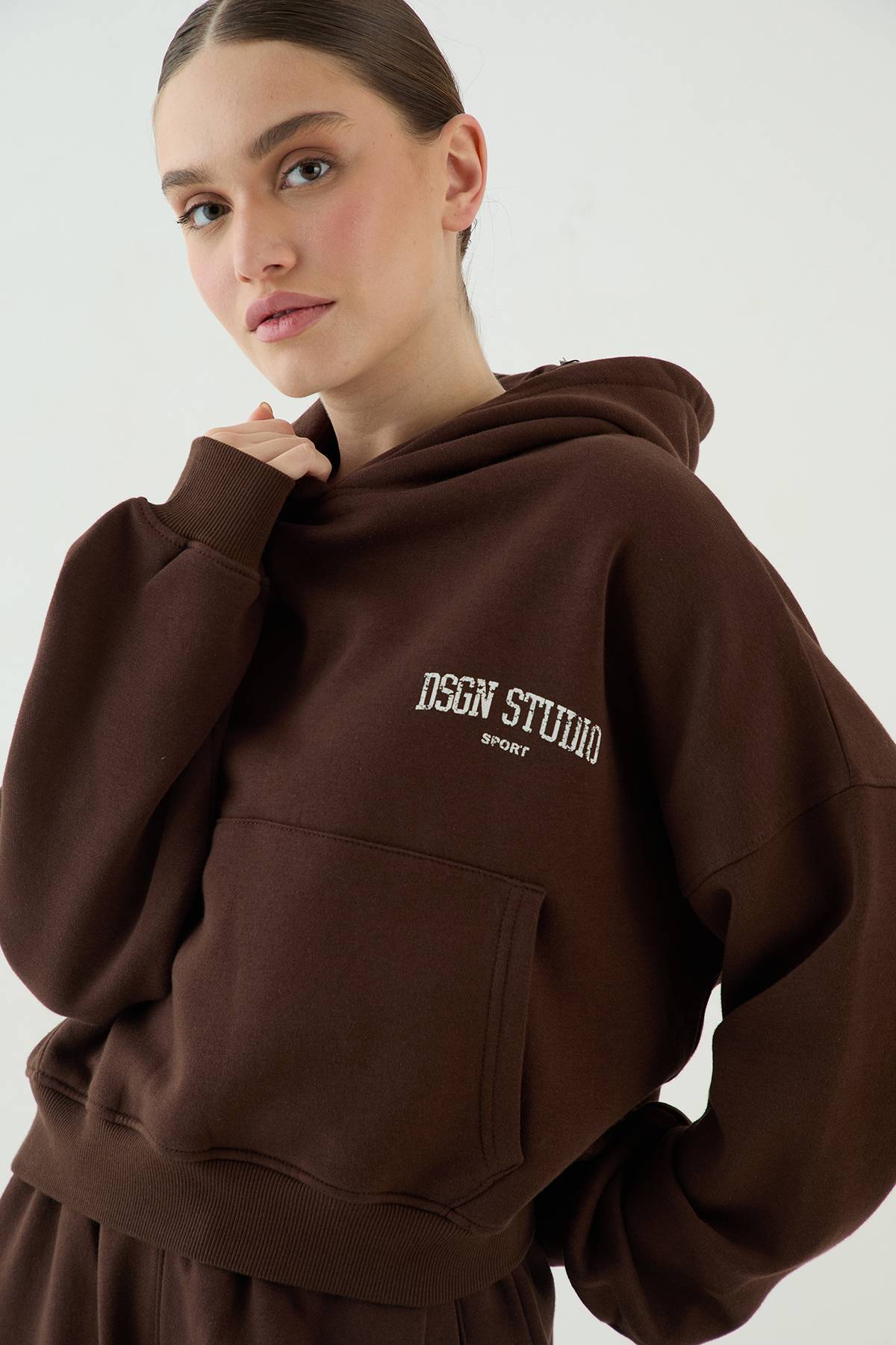 Sweat À Casynthétiqueche Oversize Imprimé Collegiate Dsgn Studio