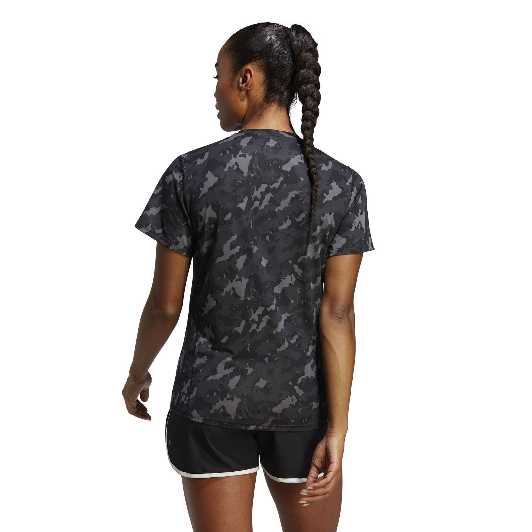 adidas Performance| Damen Laufshirt OWN THE RUN CAMO