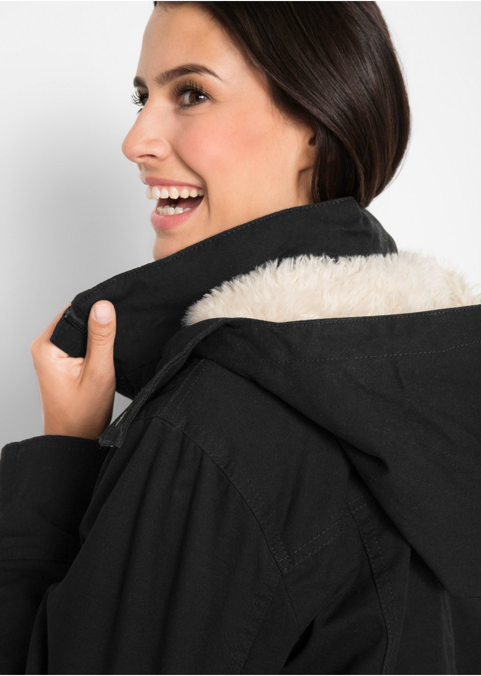 Parka en coton rembourrée