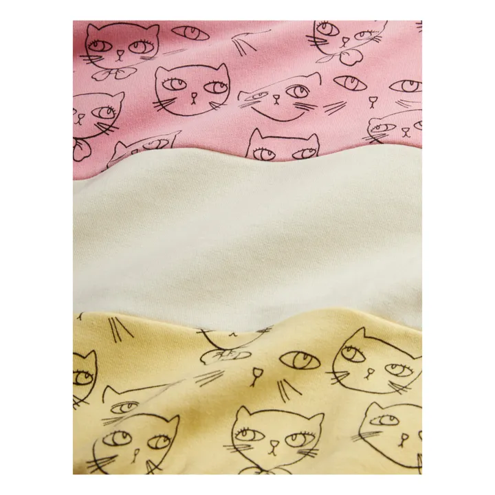 Mini Rodini Hoodie Cathlete Coton Bio | Rose