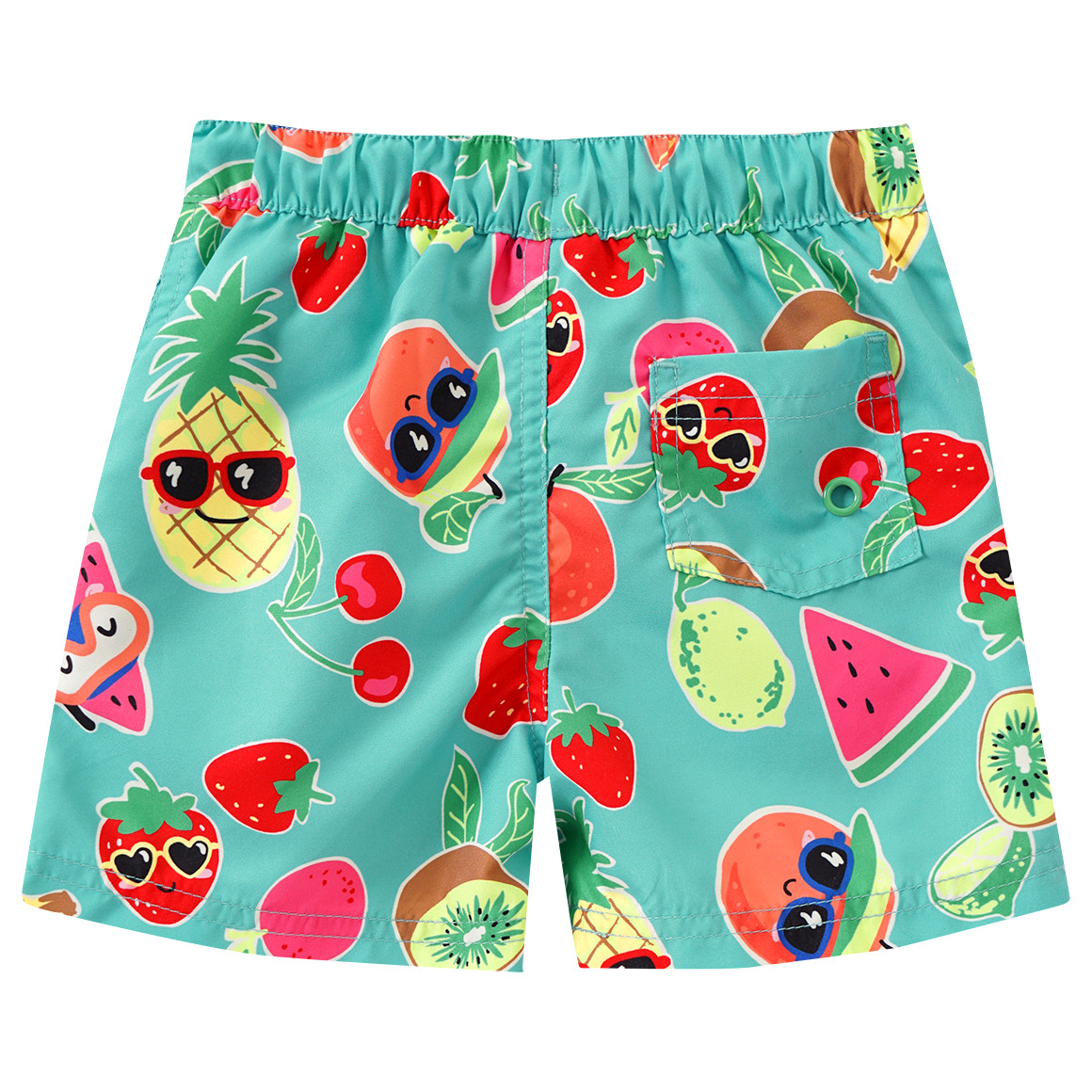 Famy Baby Badeshorts mit Allover-Print helltürkis