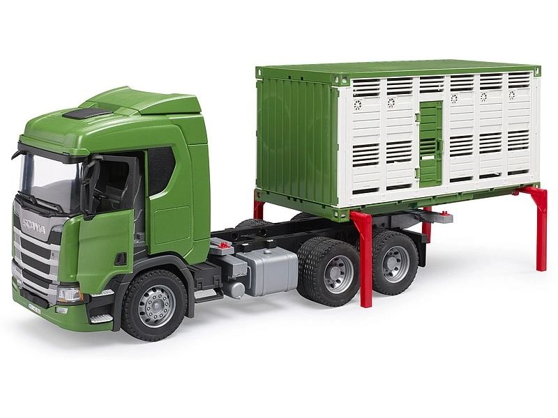 Bruder Spielwaren Scania Super LKW Tiertransport-LKW