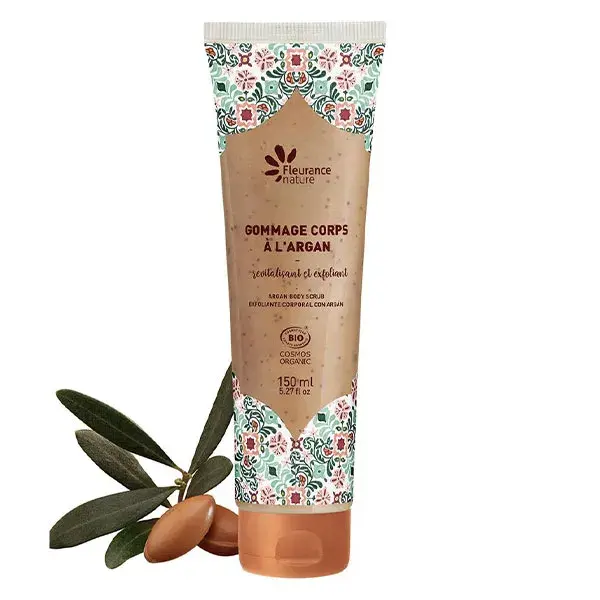 Fleurance Nature - Esfoliante Corporal Revitalizante com Óleo de Argan Orgânico - Bisnaga de 150ml