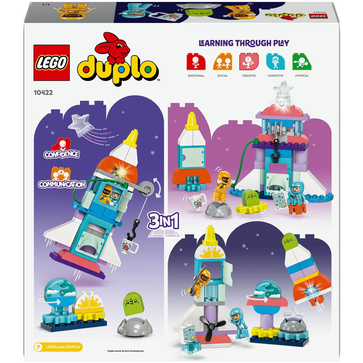LEGO DuploLEGO Duplo   3in1 Spaceshuttle für viele Abenteuer