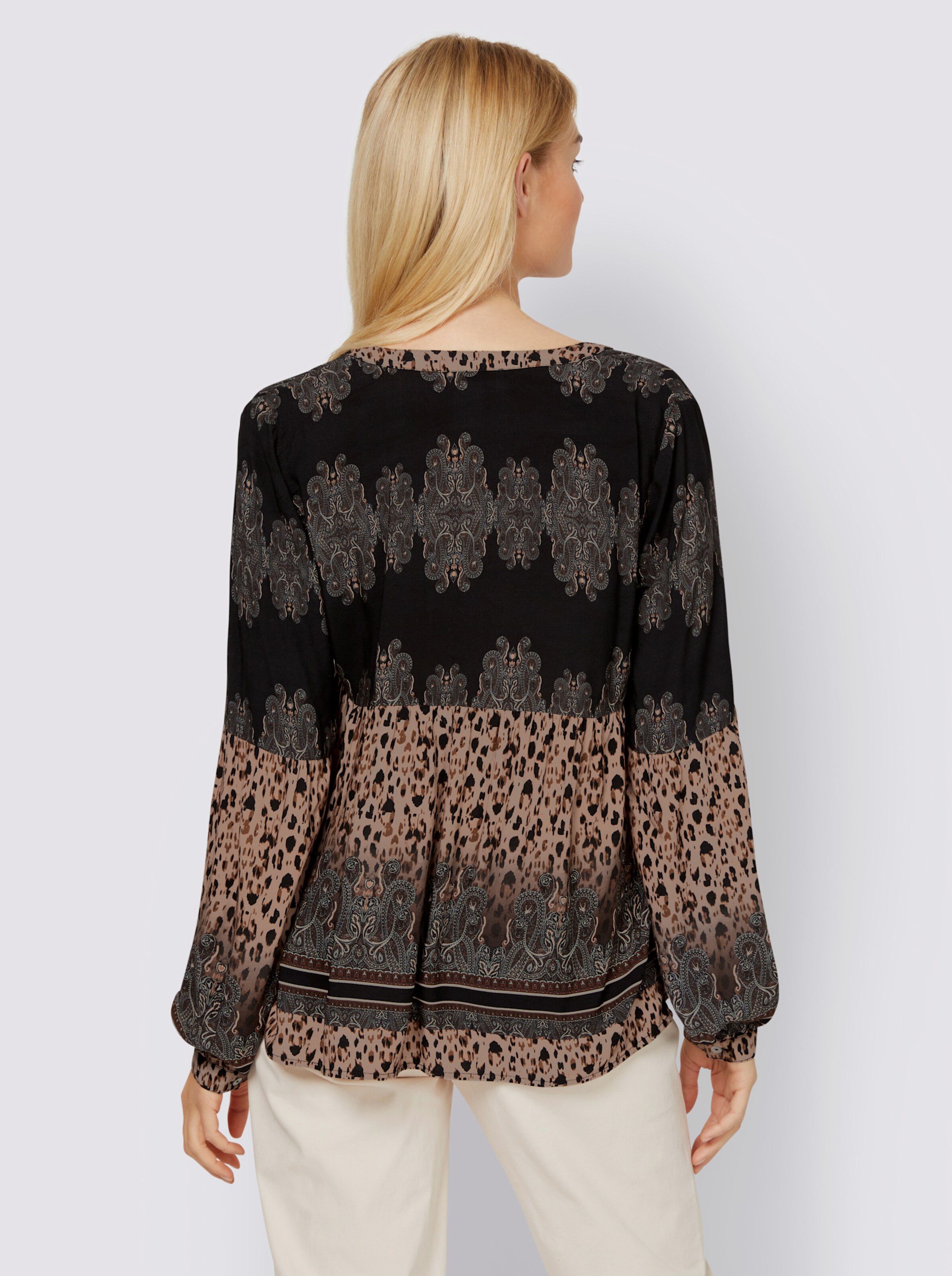 Druckbluse
