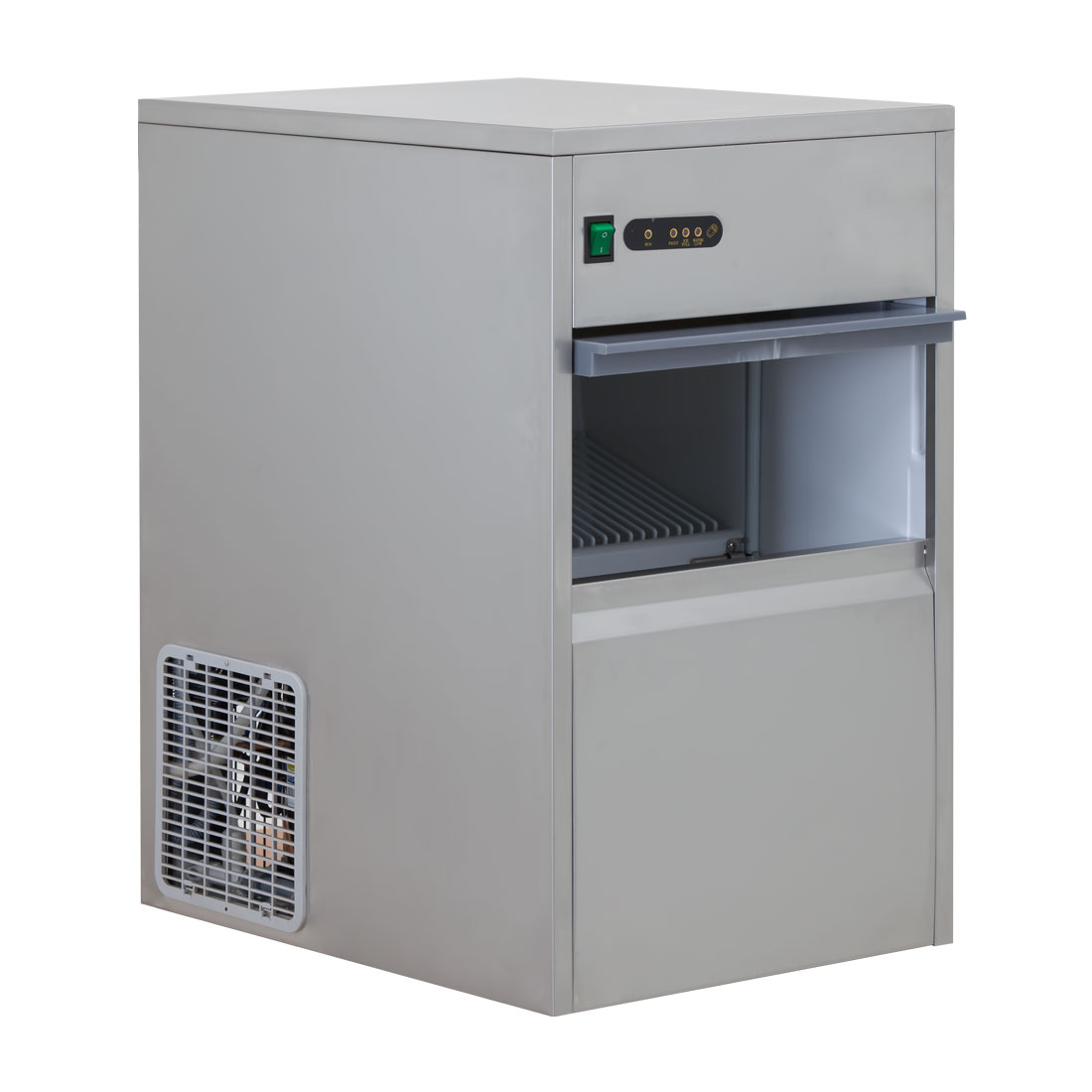 Kibernetik Profi-Eiswürfelmaschine 26kg/Tag, 7kg Speicher Hohlkegel