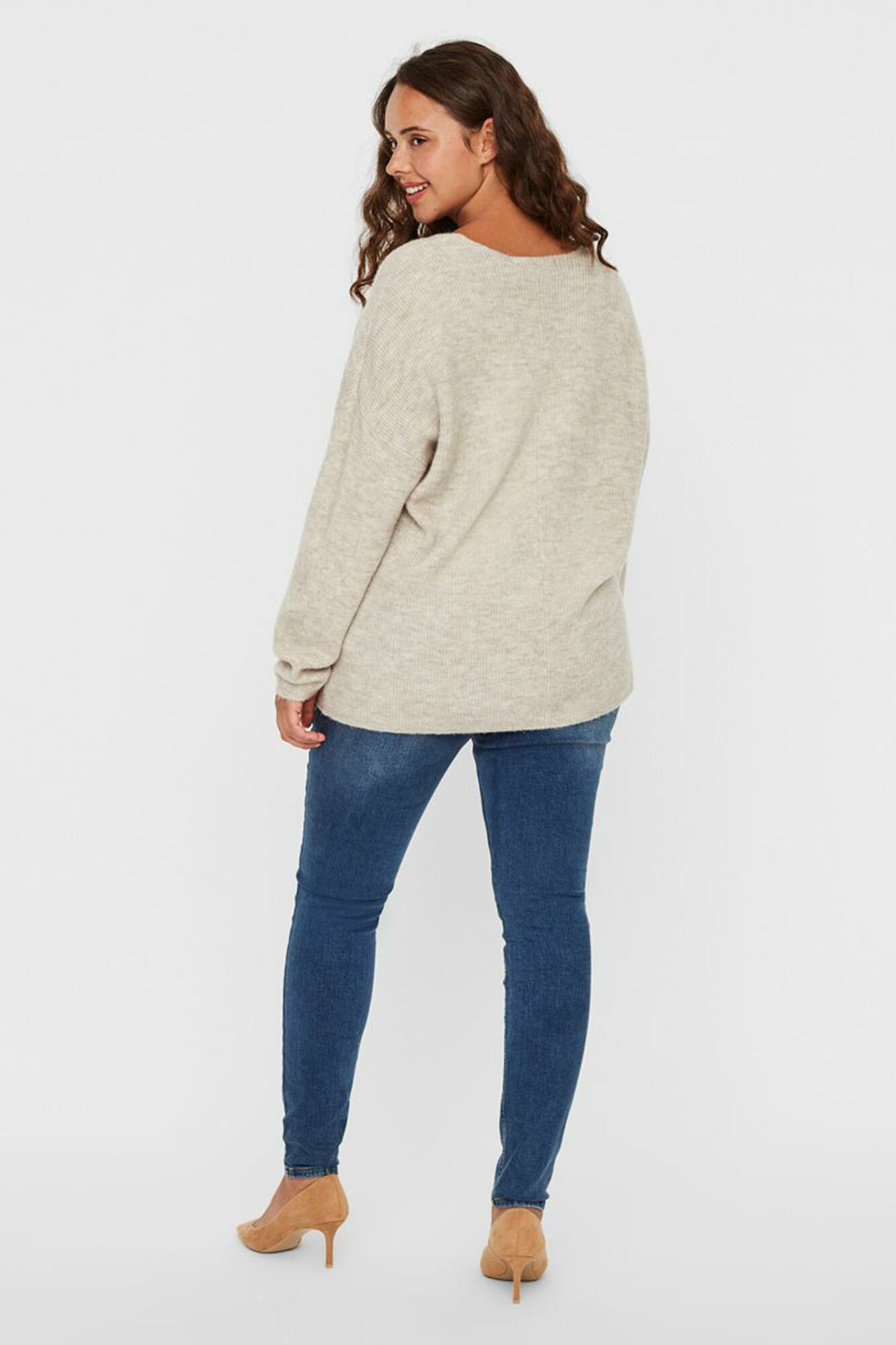 Jersey básica de punto Curve - Kaki