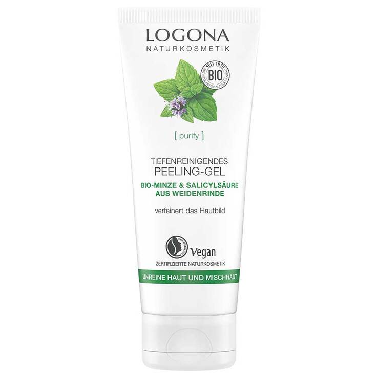 Logona Purify tiefenreinigendes Peeling-Gel, 100 ml