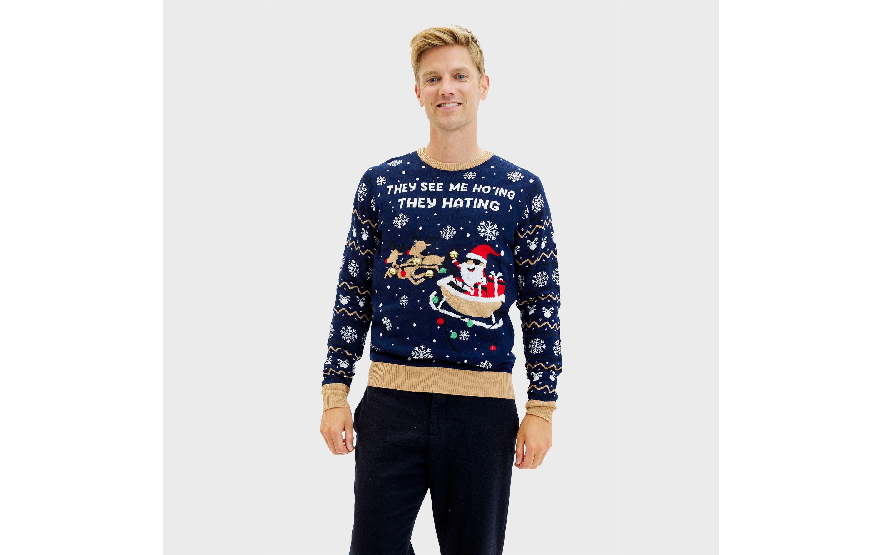 They see me ho’ing LED Sweater MWeihnachtspullover
