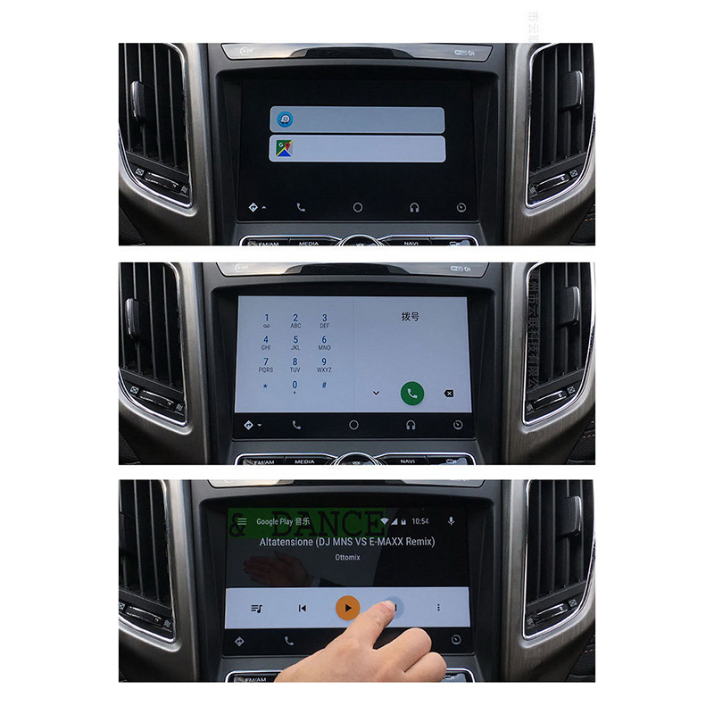 Apple Carplay / Android Auto KFZ USB A Adapter für Smartphones - Schwarz