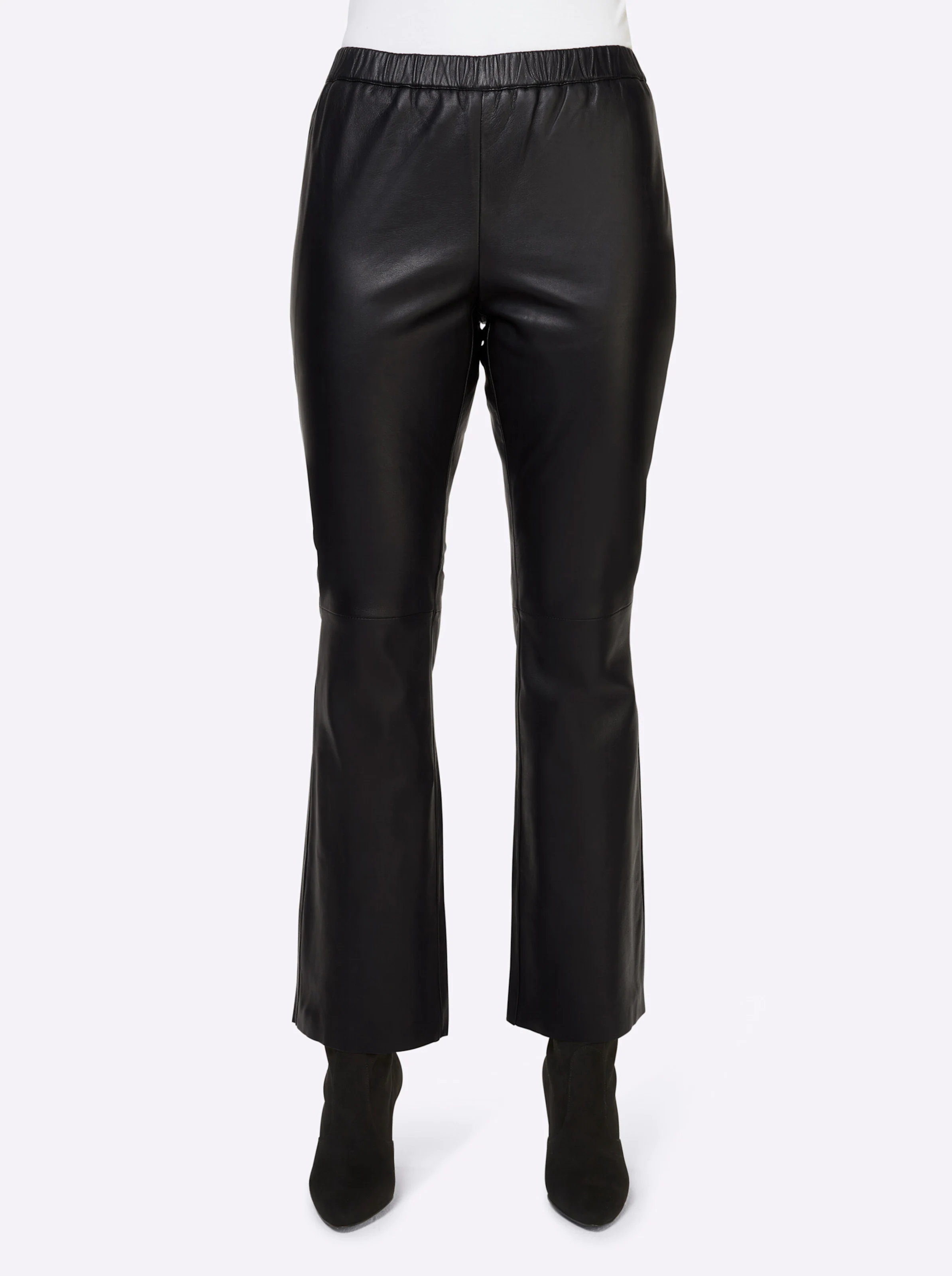 heine Lederhose in schwarz