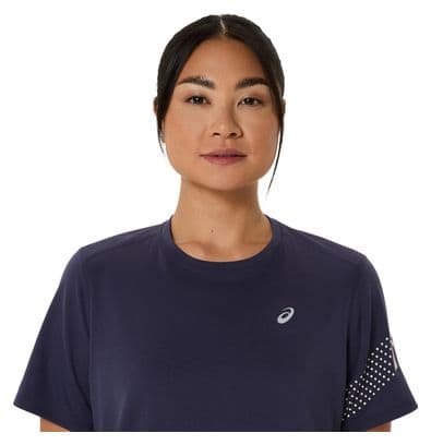 Maillot manches courtes Asics Icon Bleu Femme