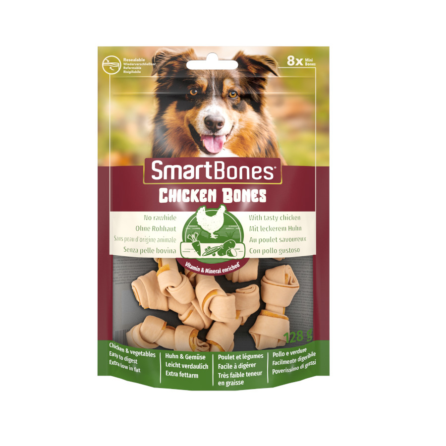 SmartBones Mini Ossinhos de Frango para Cães
