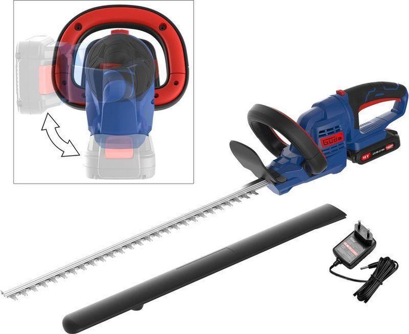 Heggenschaar - Accu - 18V - Metalen Versnellingsbak - 510mm Snijlengte