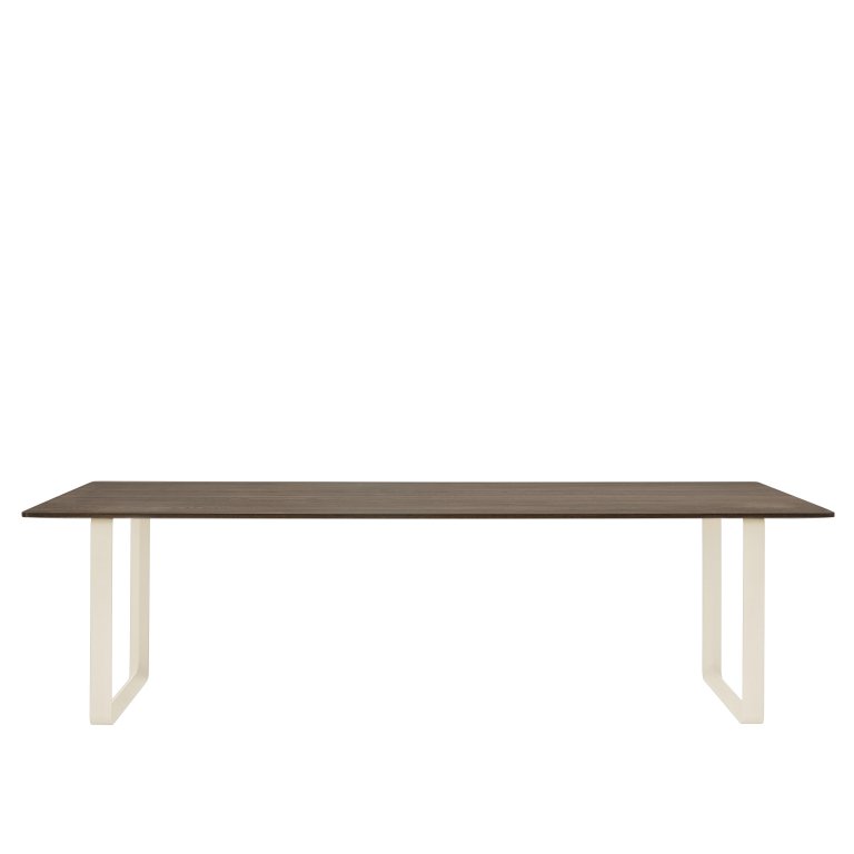 Muuto 70/70 tafel 255x108 smoked oak zwart