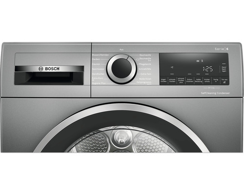 Bosch WQG2450R10 warmtepompdroger, 9 kg capaciteit, grijs