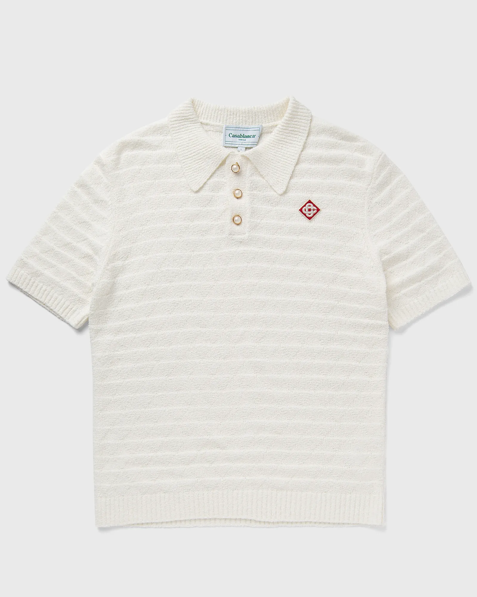 Casablanca TRIANGLE BOUCLE POLO SHIRT