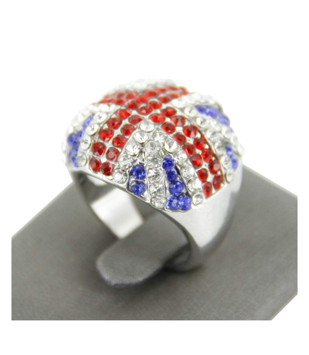 Bague Union Jack Argent Femme DAPHNEE
