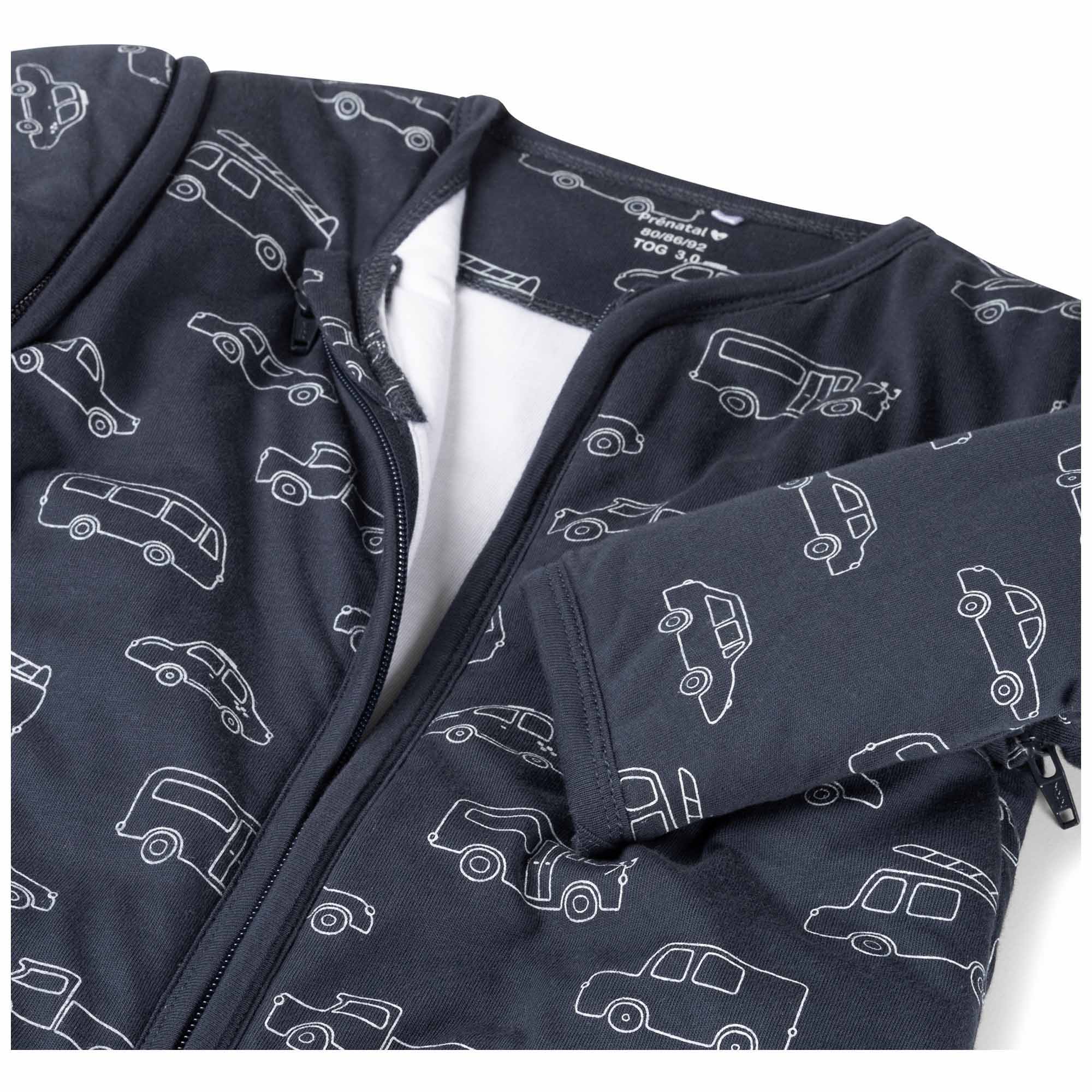 Prénatal slaapzak auto's blauw