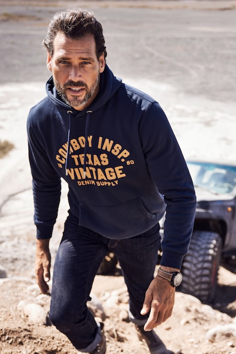 Hoodie, Sweat, Kapuze, Kängurutasche, bis 8 XL
