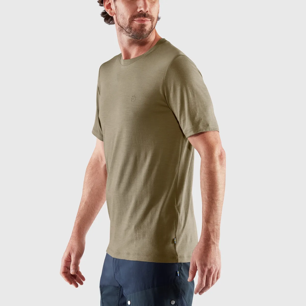 Fjällräven Men's Abisko Wool SS Dark Navy