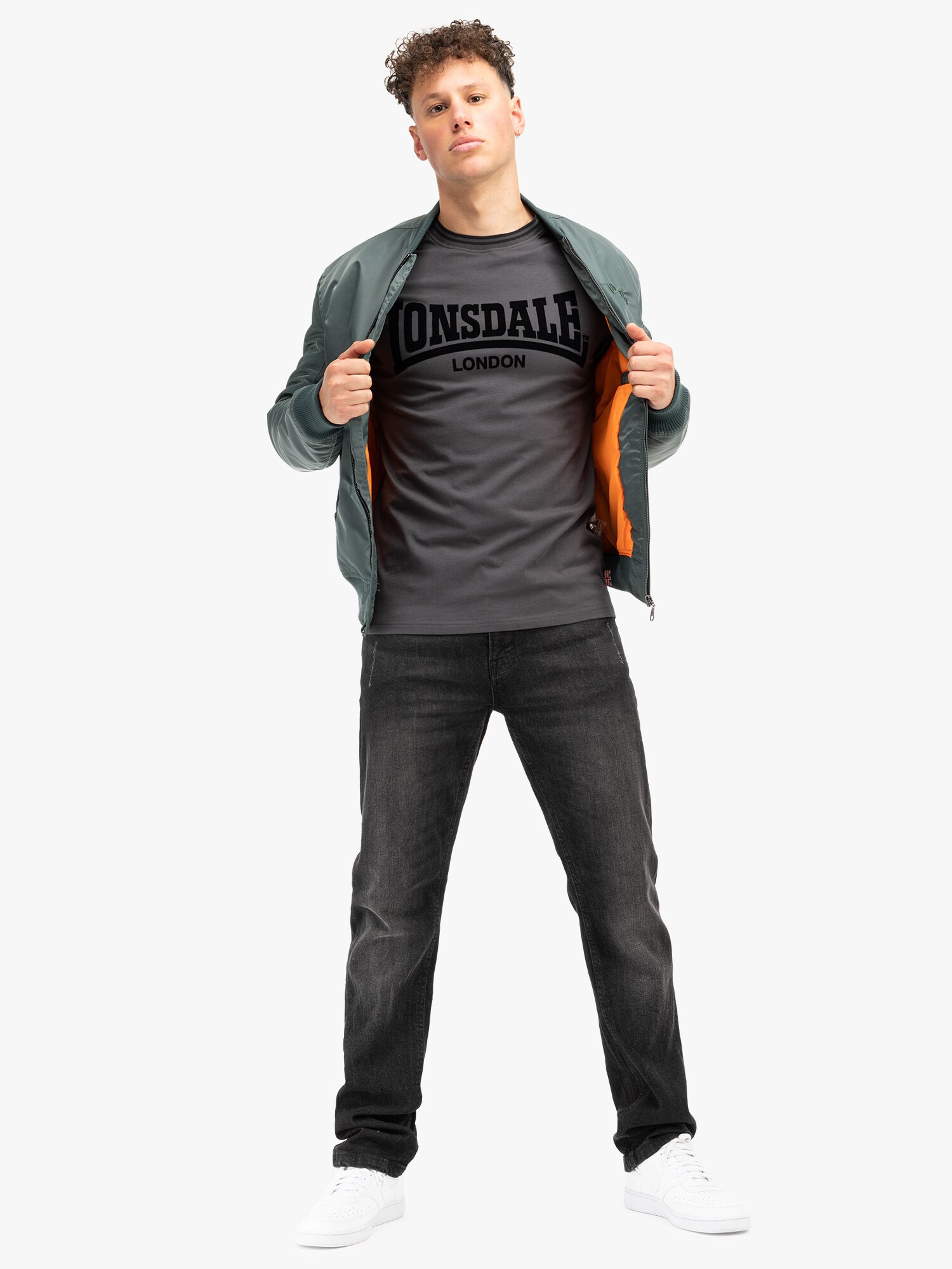 Lonsdale Herren Jacke schmale Passform POOLSTOCK