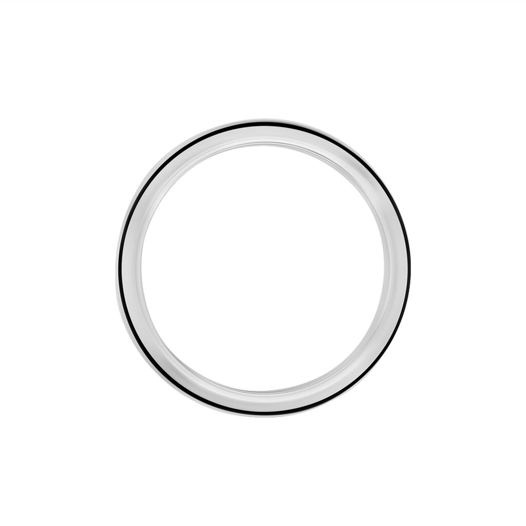 Bague Acier Blanc