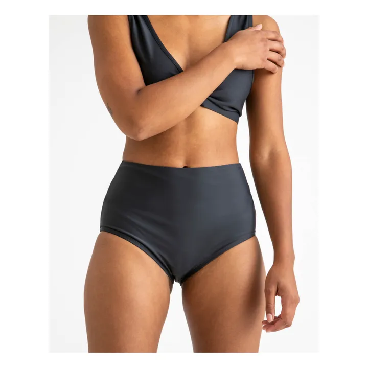 Matona Bas de Mailllot Taille Haute | Noir