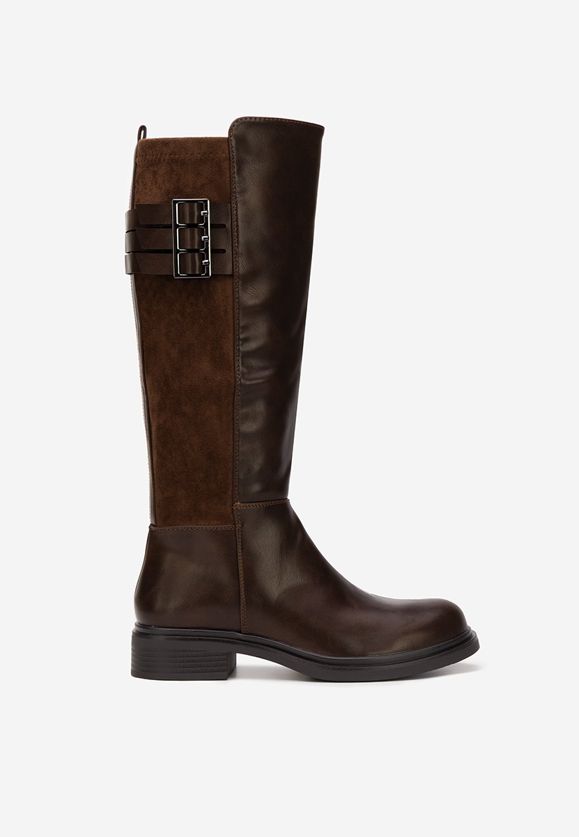 Bottes femme brunes Ludica