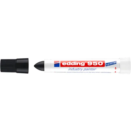 edding 950 Industriemarker, 10mm, schwarz