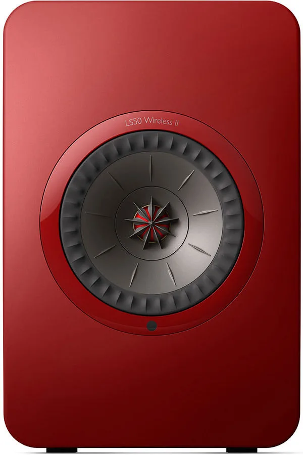 KEF LS50 Wireless 2 Rouge laqué Enceintes sans fil hi-fi