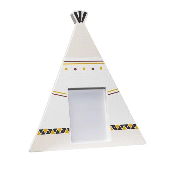 Timouki cadre photo tipi 100x70   Beige / Blanc        de               Sauthon Baby Déco