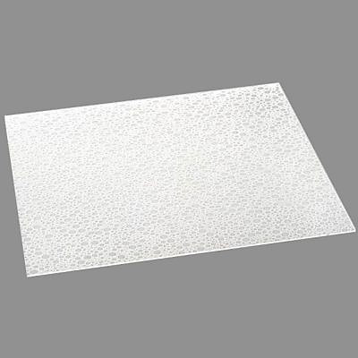 Verre synthétique cristal bulle 100 x 100cm ép.2,5mm