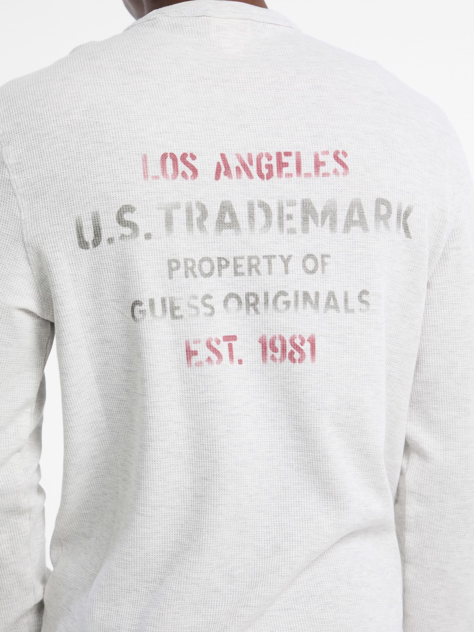 Camiseta de manga comprida GUESS Originals Eco Trademark