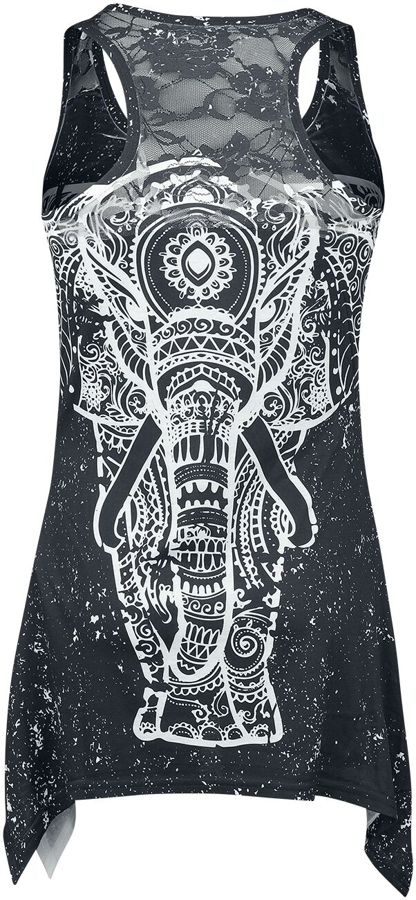 Débardeur Empiècement Dentelle Spiritual Elephant | Innocent Top