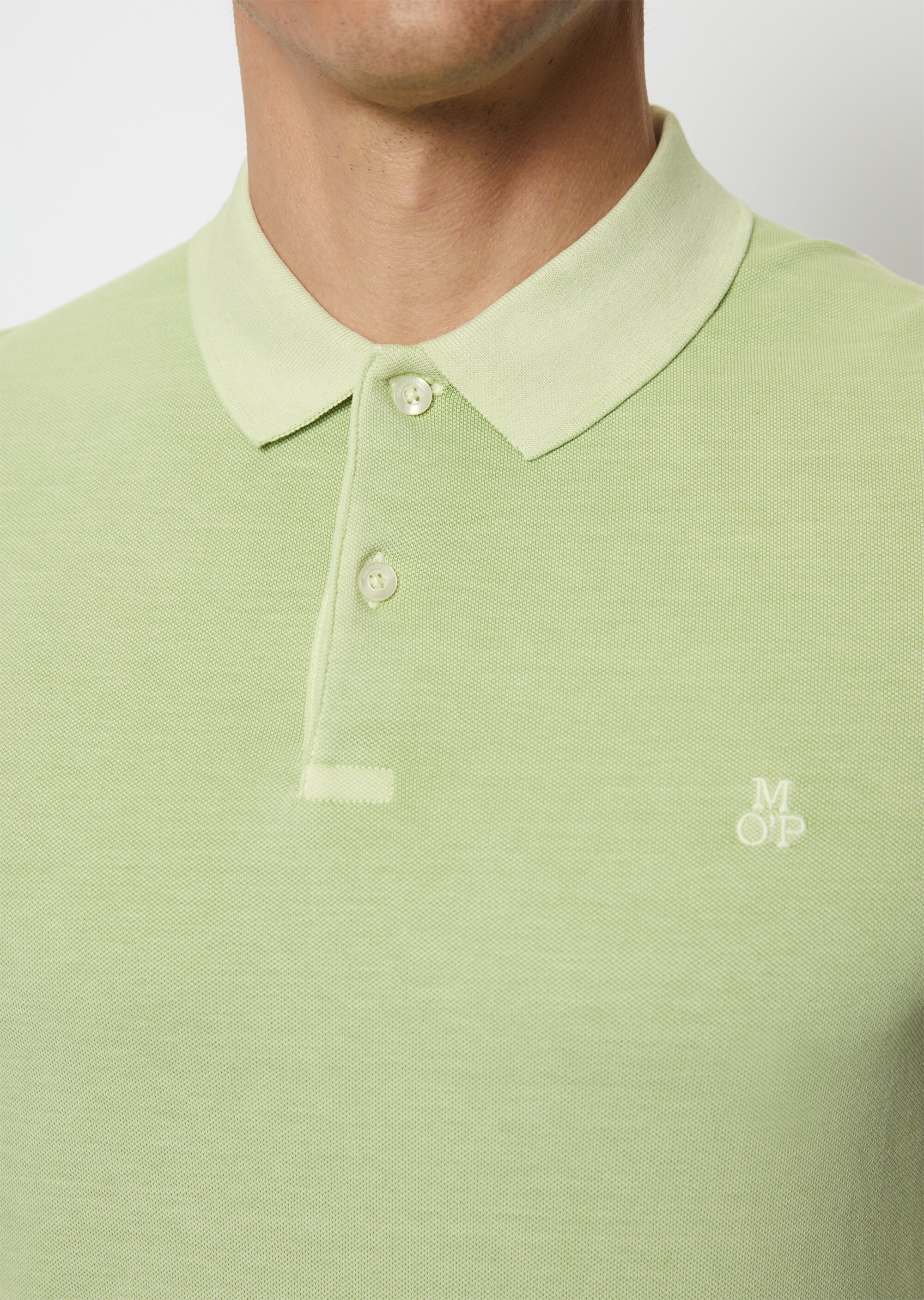 Poloshirt Piqué shaped aus Organic Cotton-Stretch
