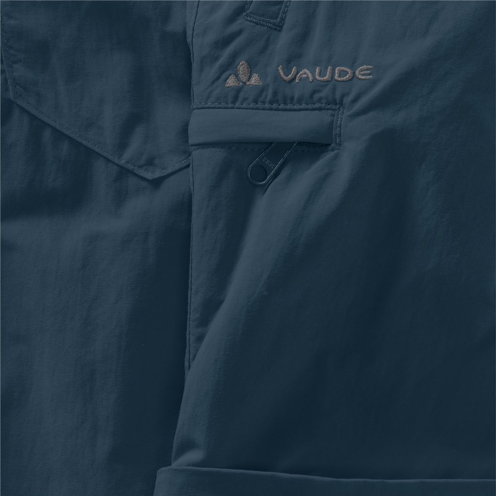 VAUDE Detective Antimos Zip-Off Trekkinghose Kinder dark sea uni