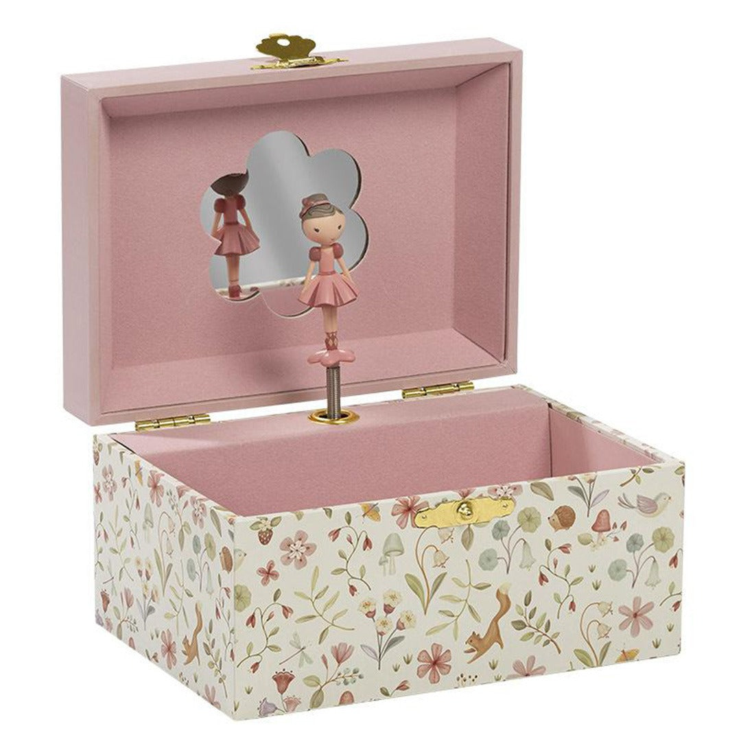 Little dutch sieradendoosje met muziek rosa