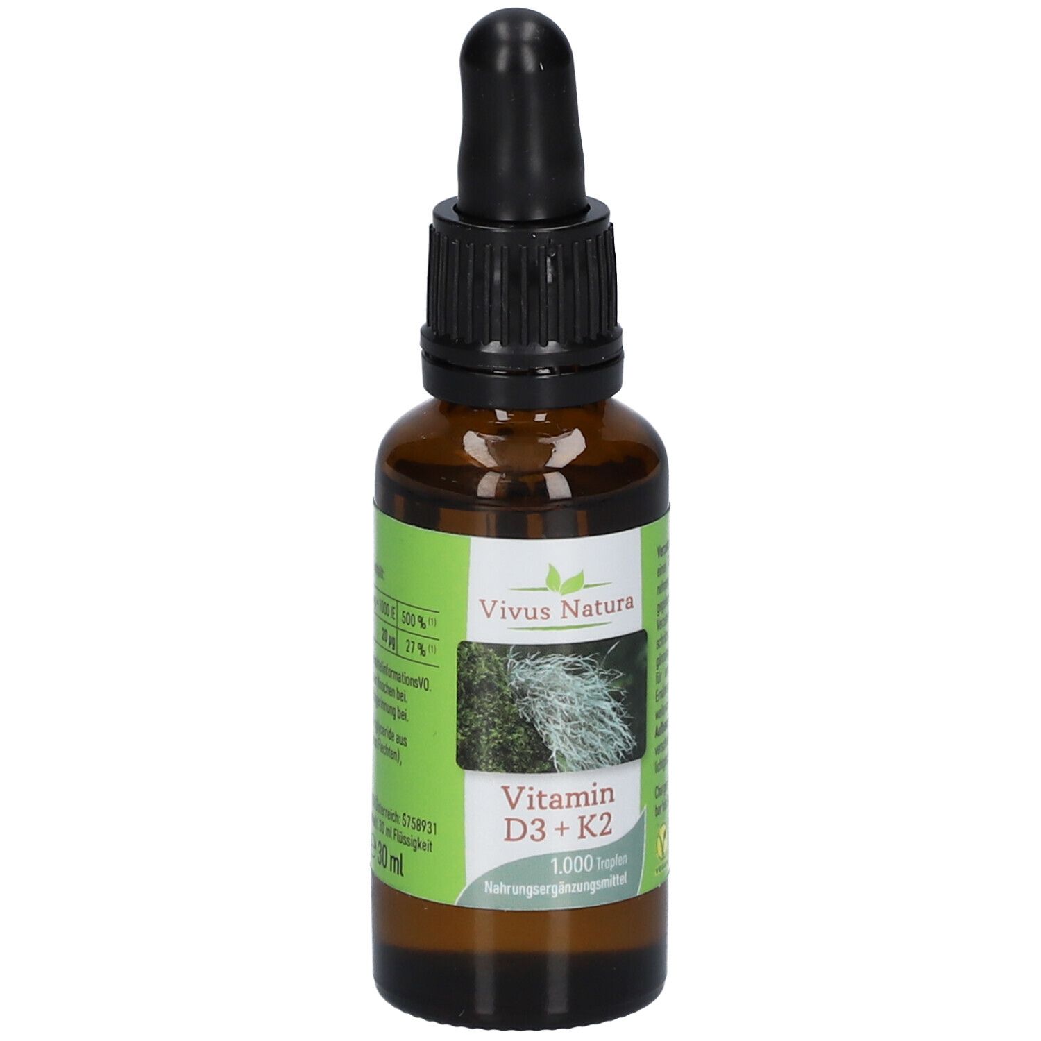 Vivus Natura Vitamin D3+K2 Tropfen