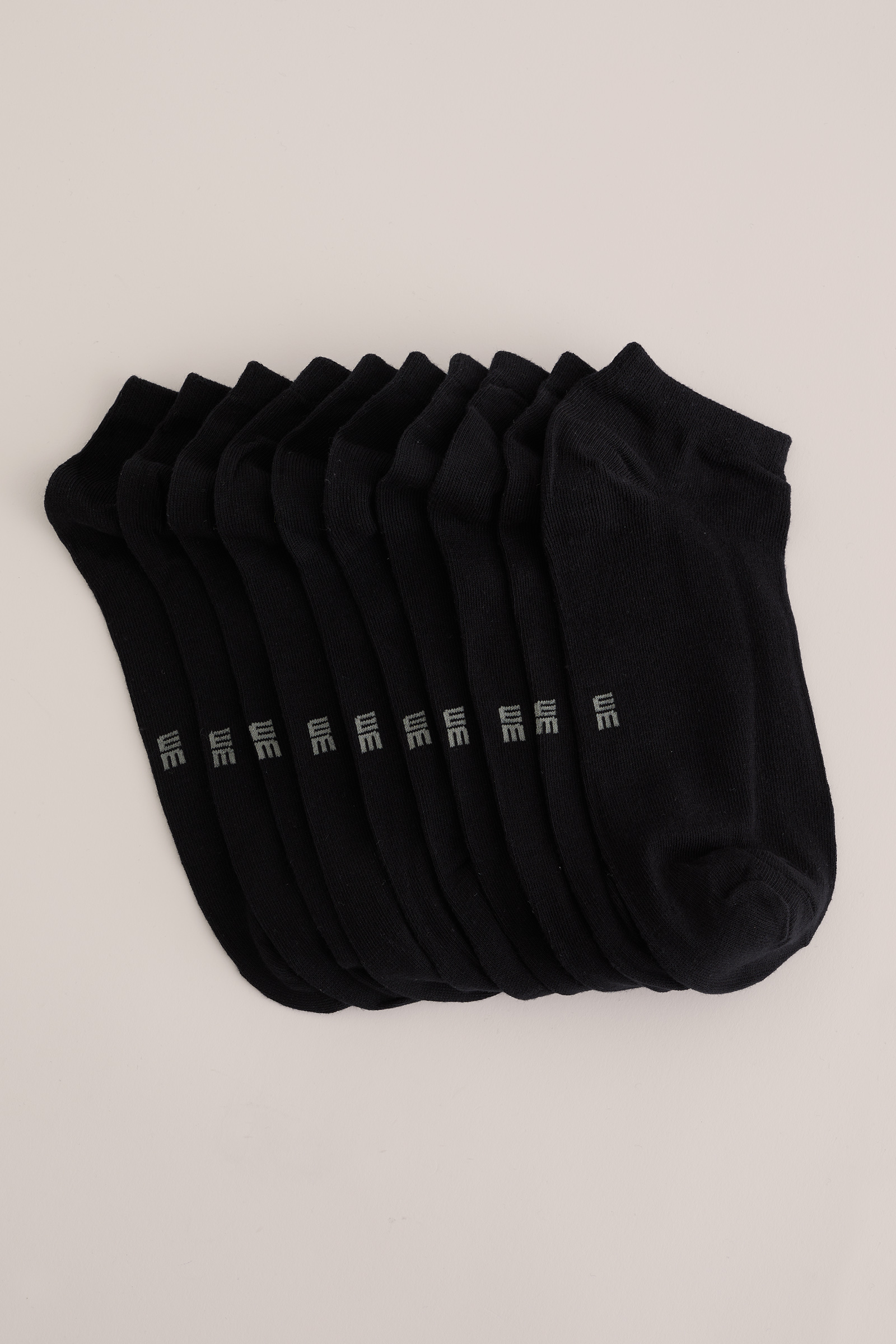 sneaker sokken, 10-pack WE Fashion Zwart