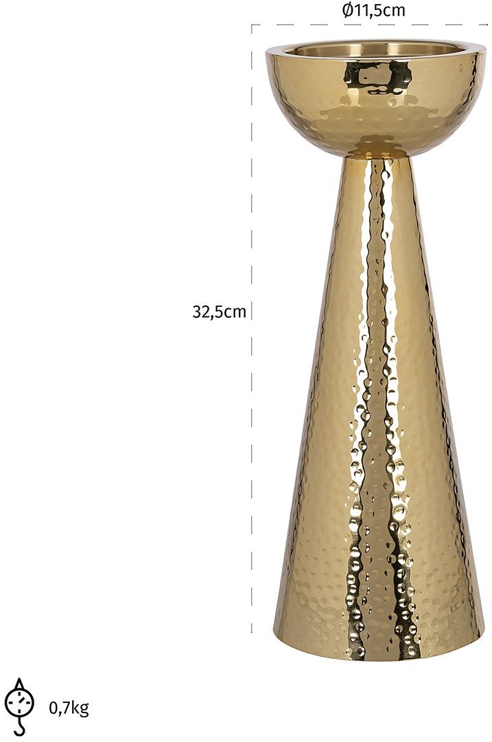 Kandelaar 211549 klein Lizz ⌀11.5  x H32.5 cm