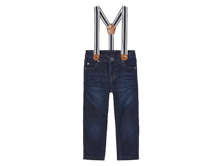Jongens Jeans Slim Fit met Bretels