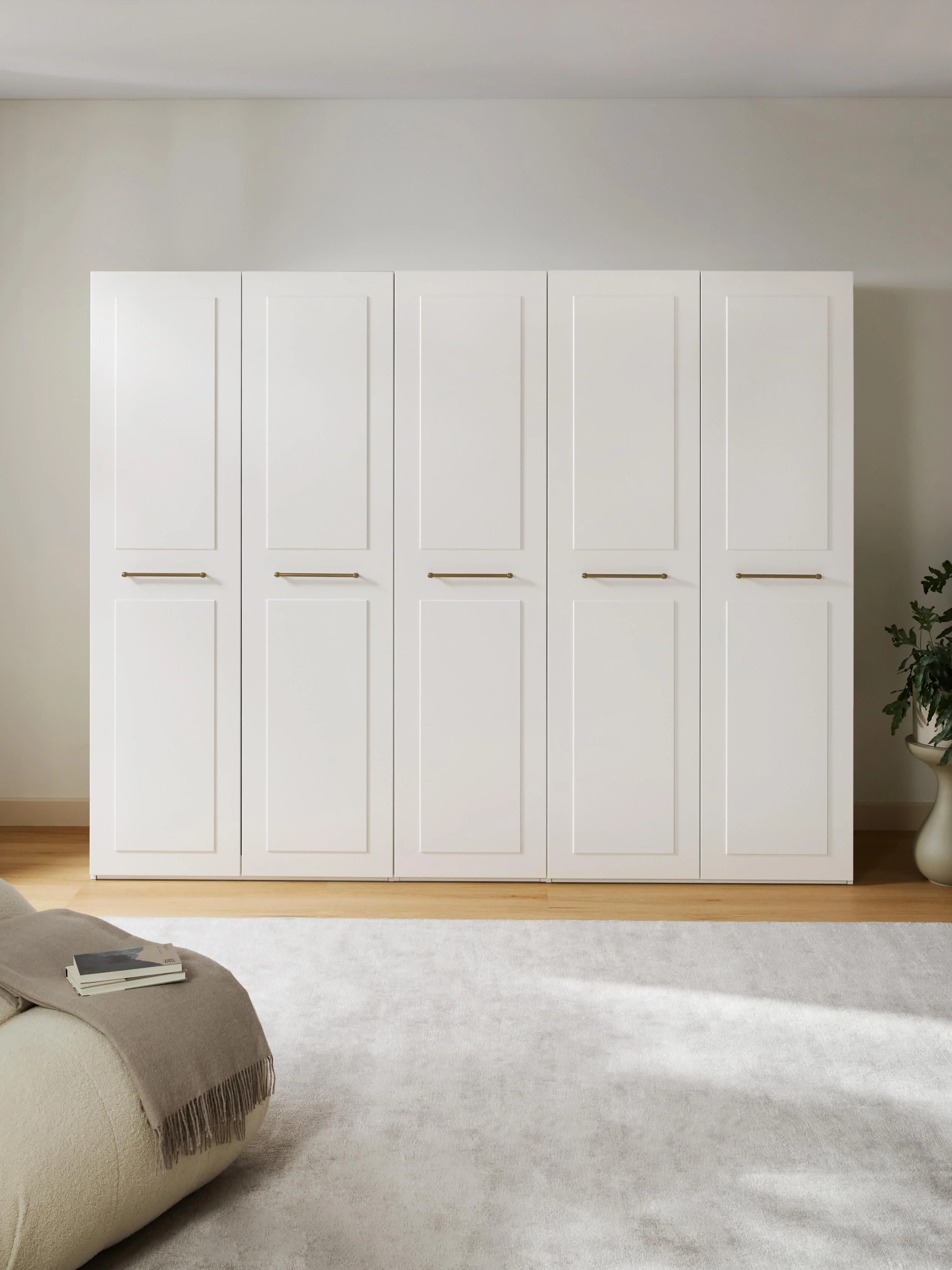 Modulaire draaideurkast Charlotte, 250 cm breed, diverse varianten
