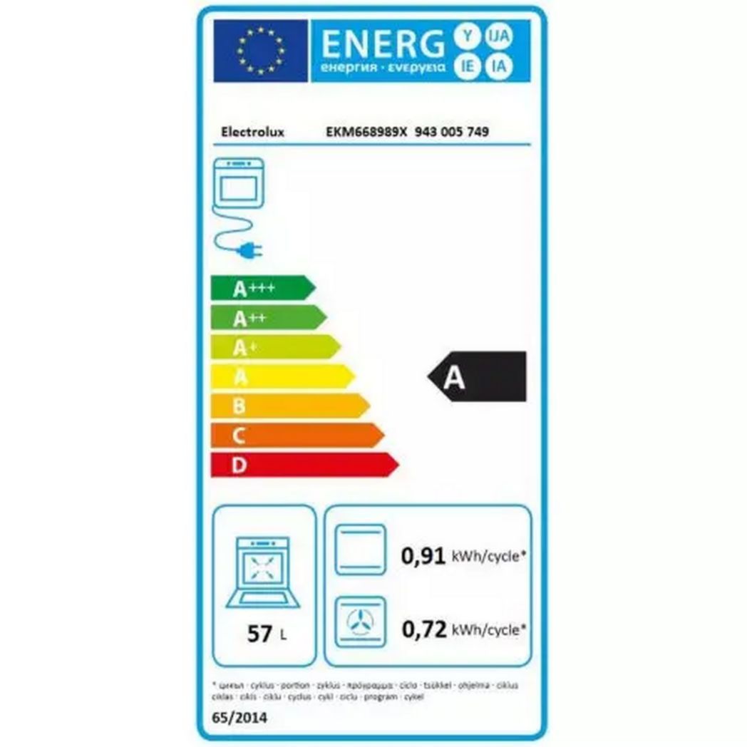 Cuisinière à gaz ELECTROLUX EKM668989X