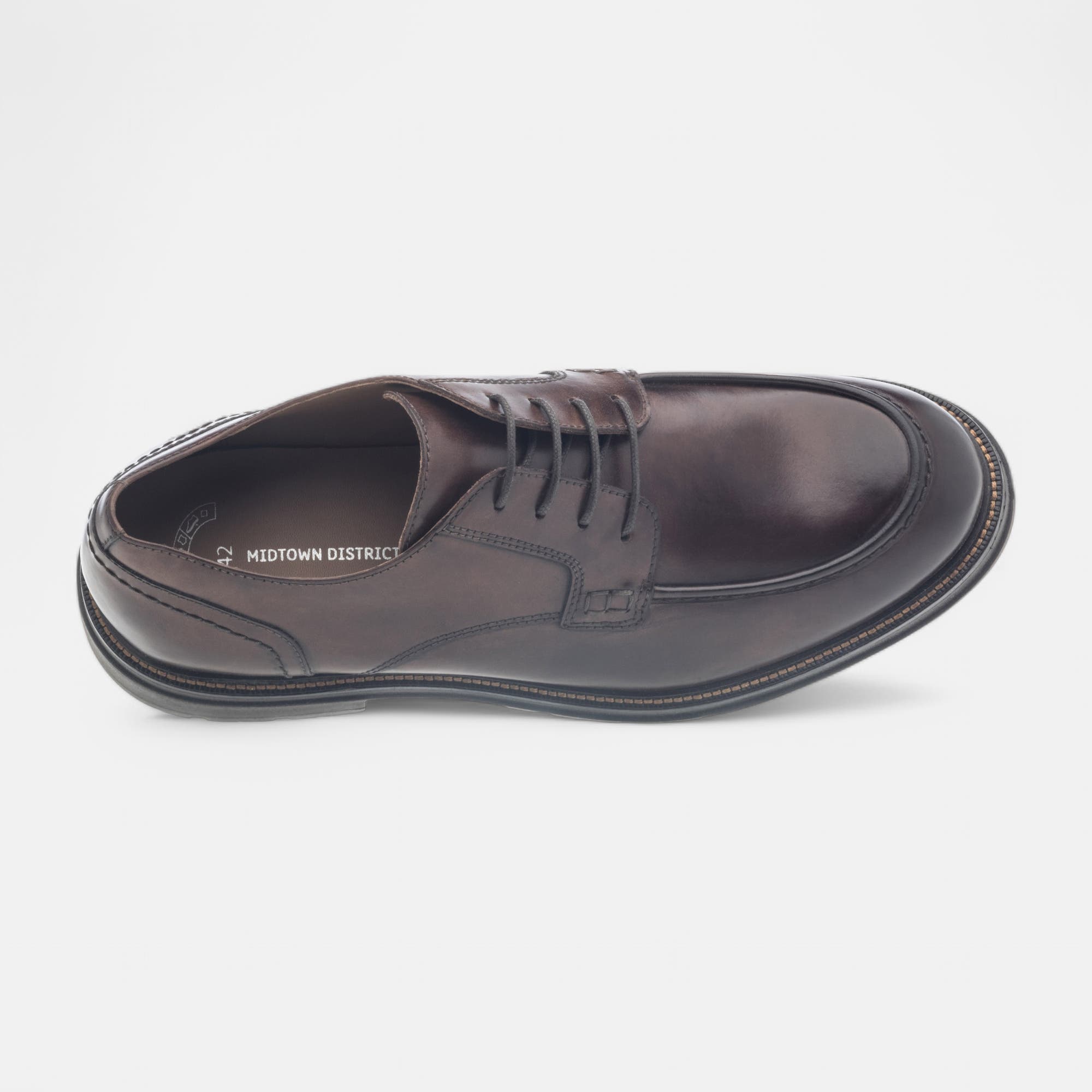 Derbies Homme en cuir marron